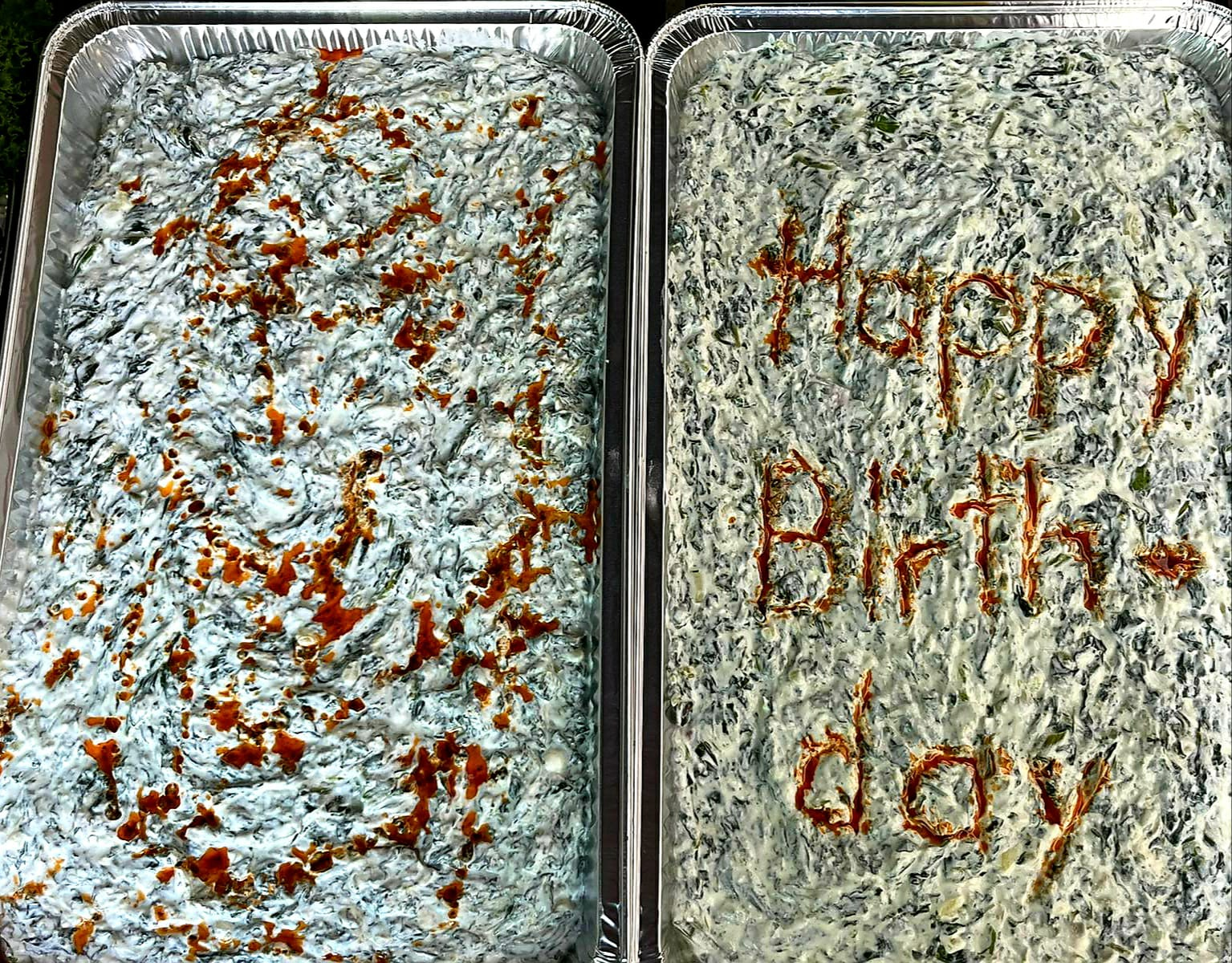 Spinat mit Joghurtsoße